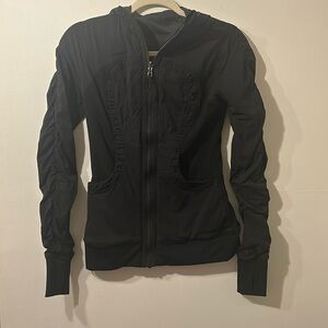 Black dance studio jacket